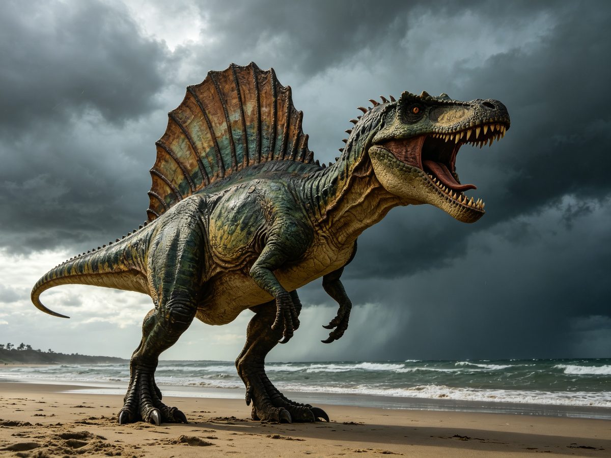 Beach Spinosaurus — dinosaur from SAGE