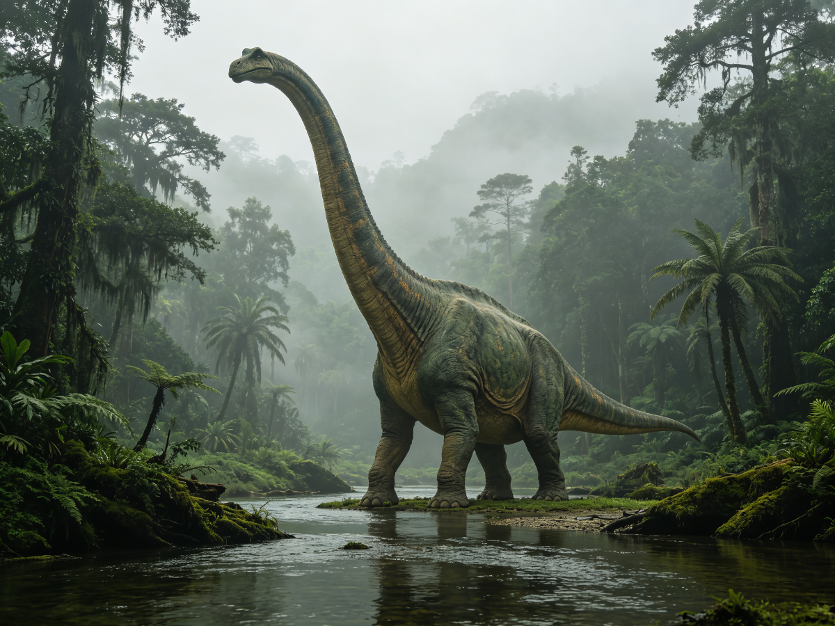Chinese Mamenchisaurus — life-size animatronic dinosaur model from SAGE