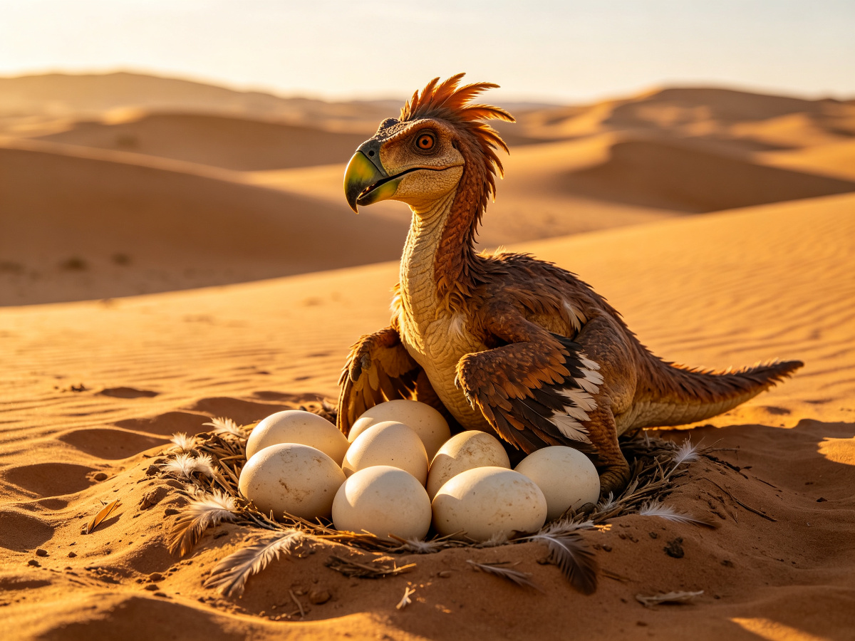 Desert Nesting Oviraptor — dinosaur from SAGE