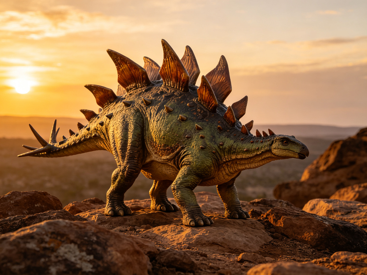 Kentrosaurus — life-size animatronic dinosaur model from SAGE