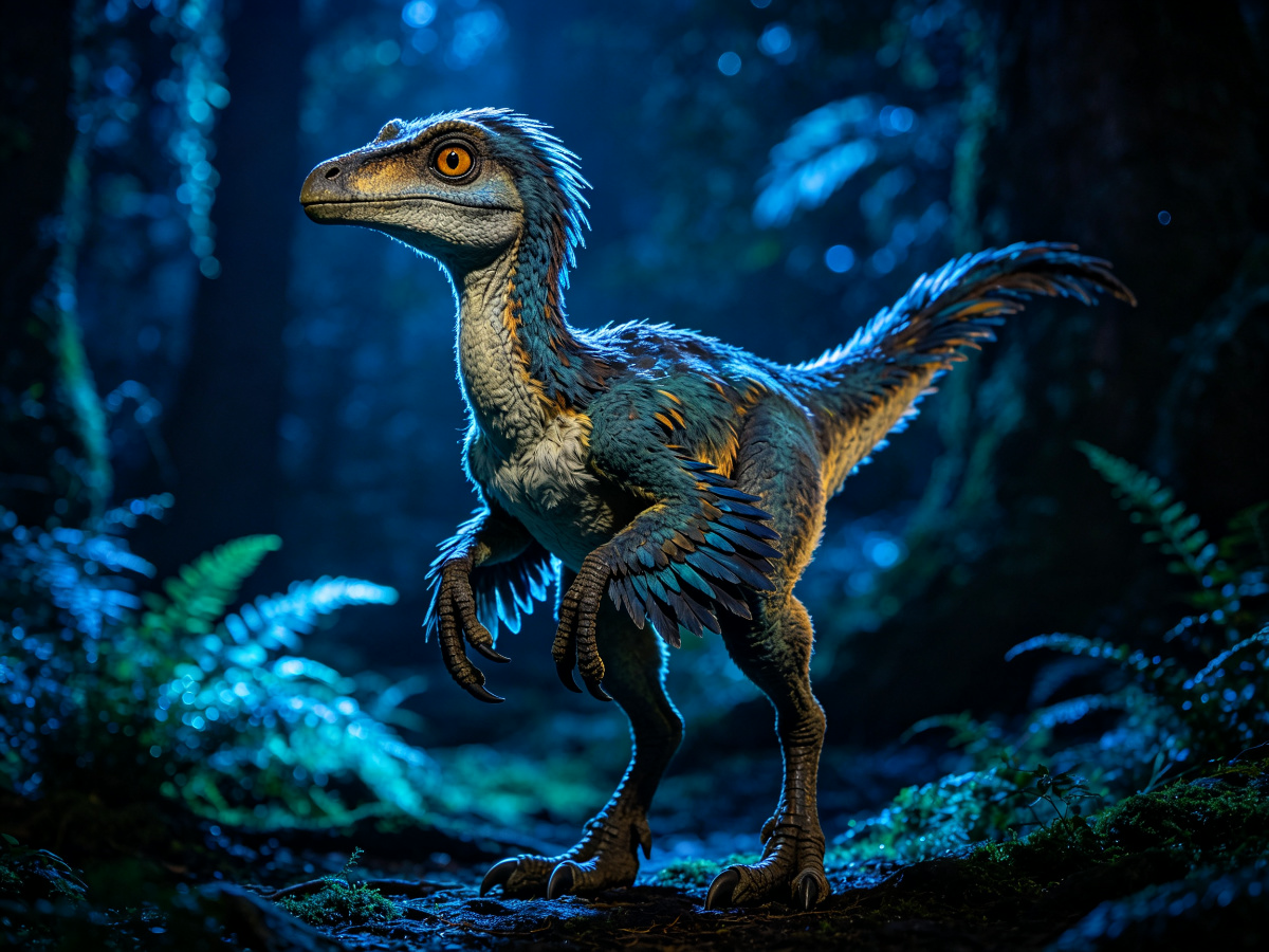 Night Troodon — realistic dinosaur from SAGE
