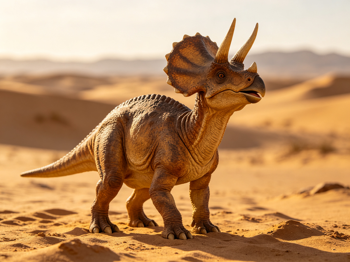 Protoceratops — life-size animatronic dinosaur model from SAGE