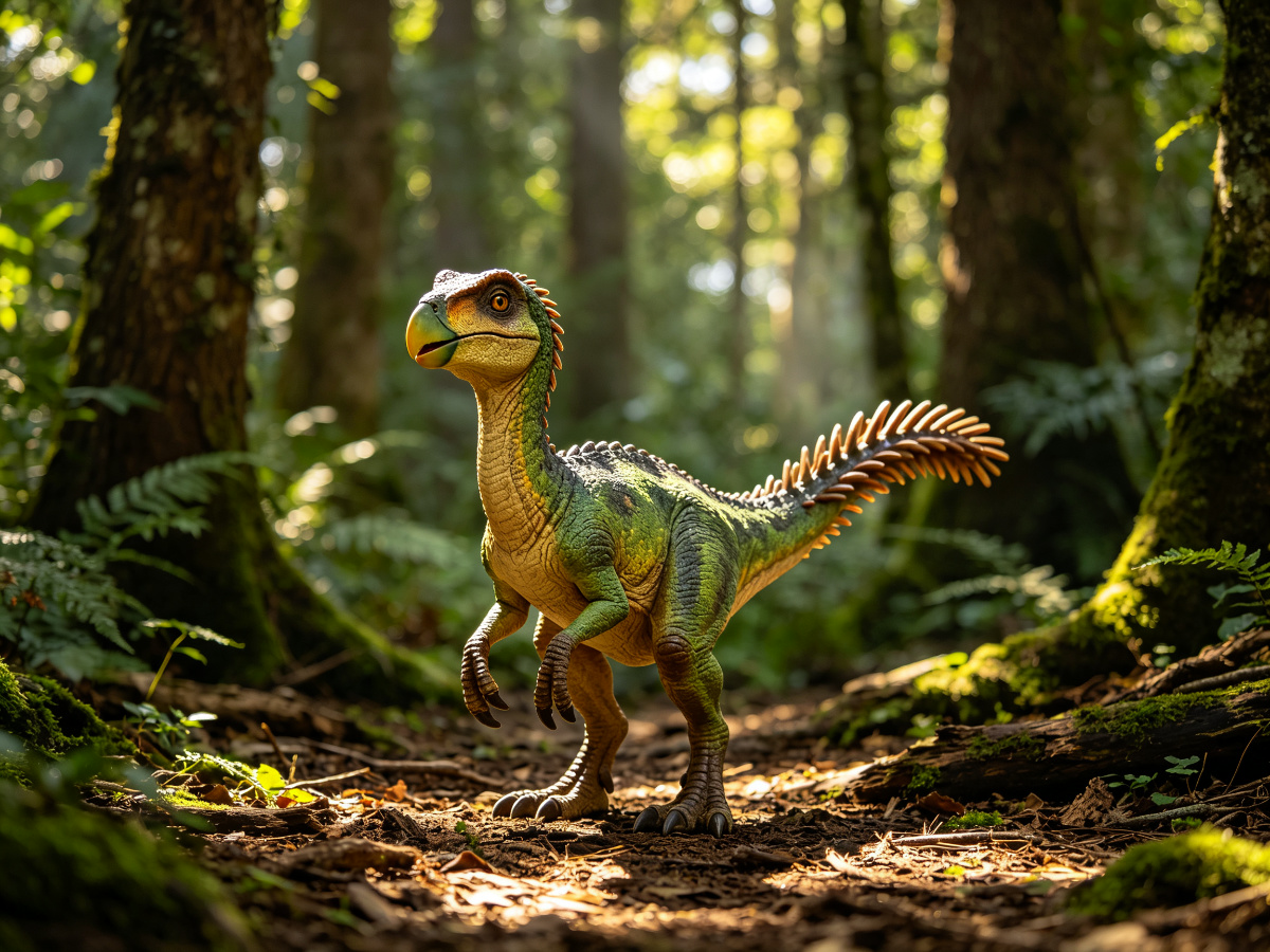 Psittacosaurus — life-size animatronic dinosaur model from SAGE