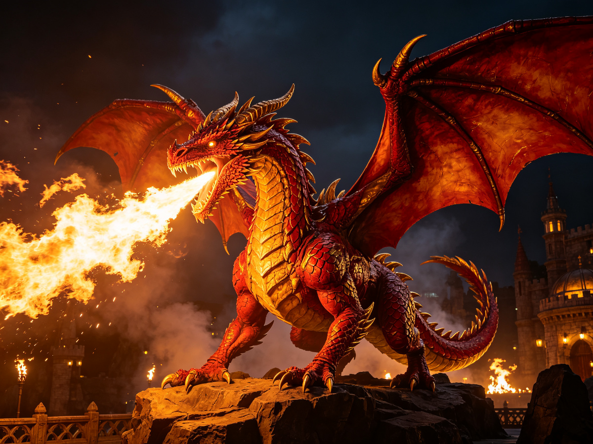 Western Fire Dragon — dragon from SAGE