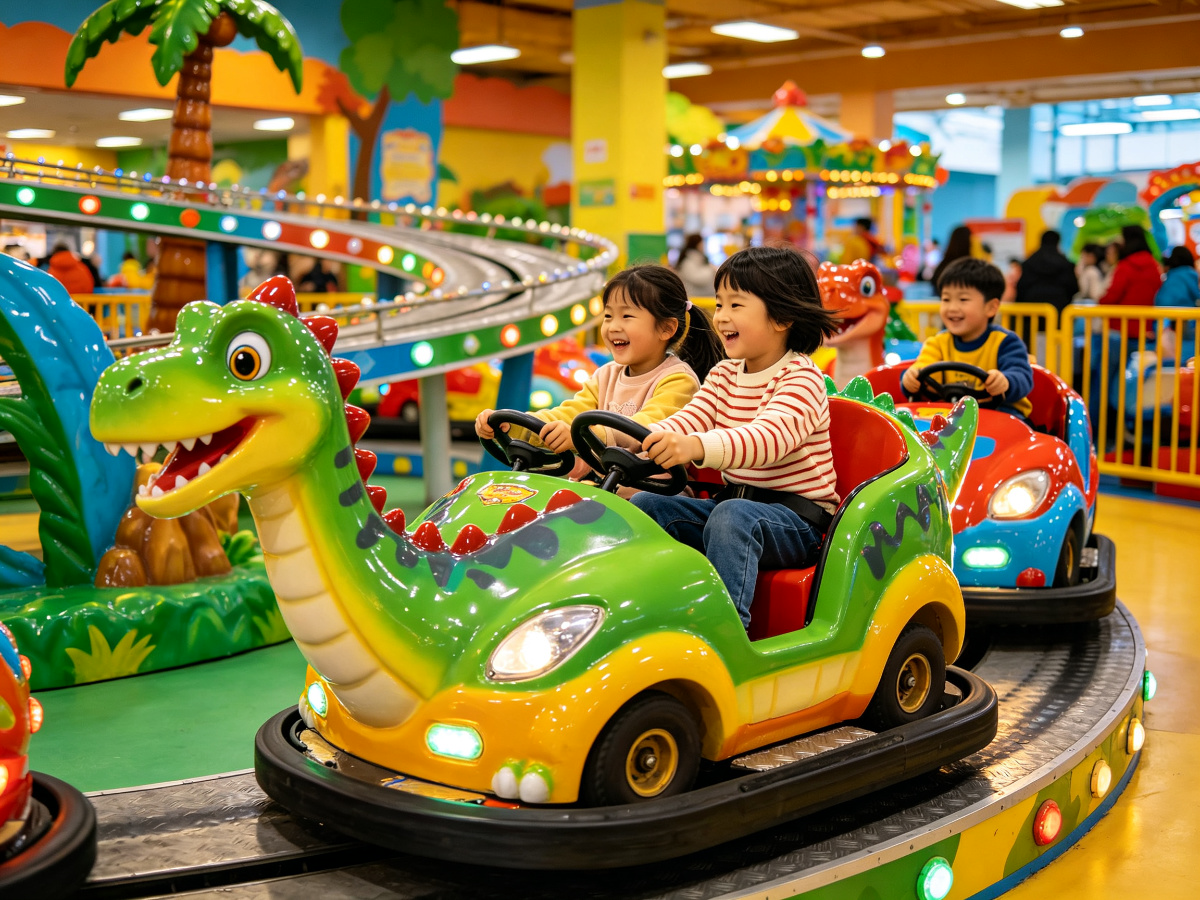 Dinosaur Bumper Cars — ride from SAGE