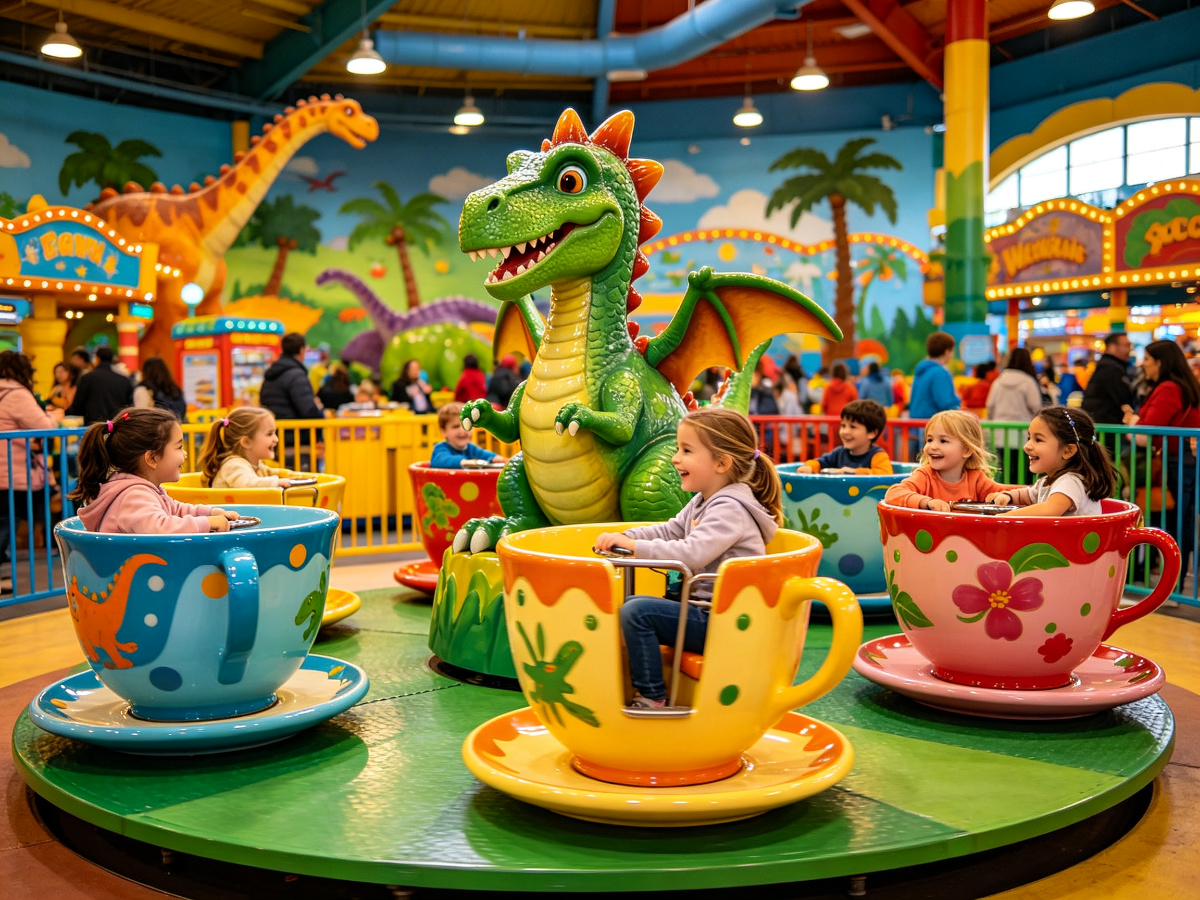 Dinosaur Teacup Ride — ride from SAGE