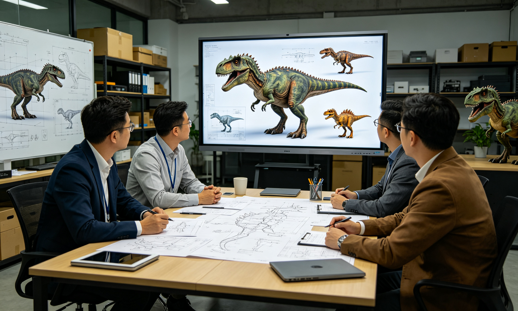 Custom OEM ODM animatronic dinosaur design and manufacturing services